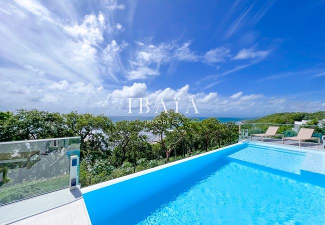 Superb infinity pool with sea view