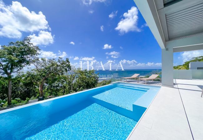 Superb infinity pool with submerged steps for greater accessibility