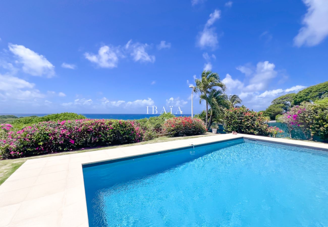 Villa Lagonys pool with panoramic sea view