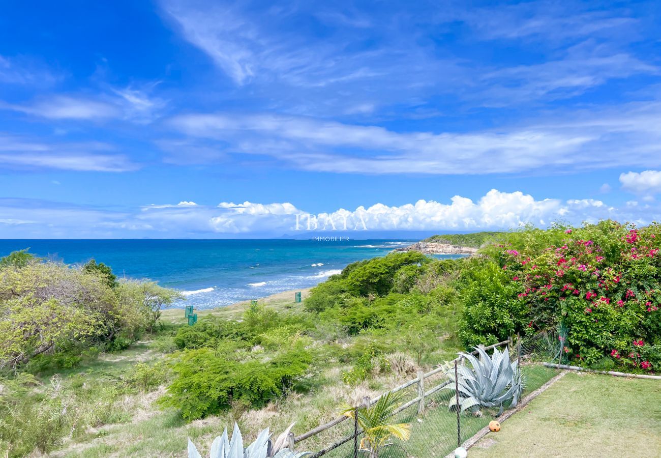 Vistas ininterrumpidas al mar desde el jardín de nuestra villa de lujo en las Antillas