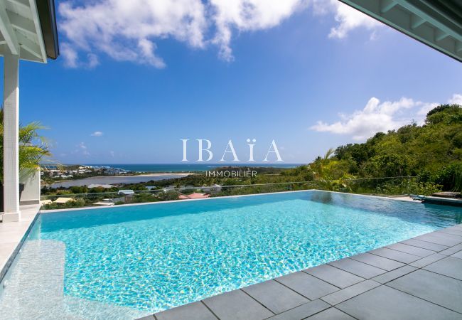 Superbe piscine avec vue sur la mer