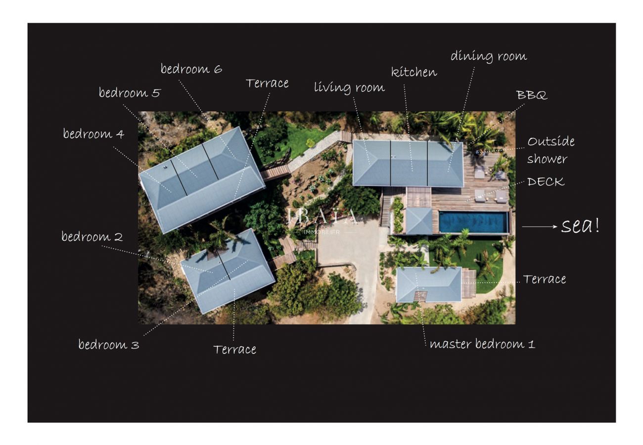 Villa à Saint Barthélemy - Villa Coco Rock (6 bedrooms)