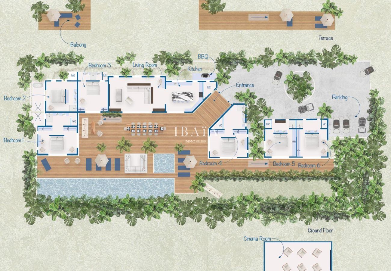 Villa à Saint Barthélemy - Villa Aura (6 bedrooms)